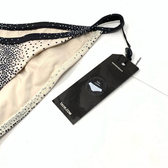 Tavik Antic Full Swim Bottom Tapioca Percy Dot Size Medium NEW - Picture 4 of 9